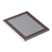 Borthwick Original Scottish Tartan Notepad ノートパッド (アングル)