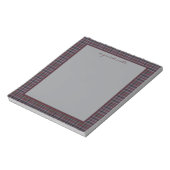 Borthwick Original Scottish Tartan Notepad ノートパッド (回転)