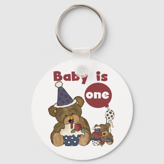 Bortjdauの第1青いTシャツおよびギフトに耐えて下さい キーホルダー (正面)