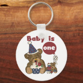 Bortjdauの第1青いTシャツおよびギフトに耐えて下さい キーホルダー (正面)