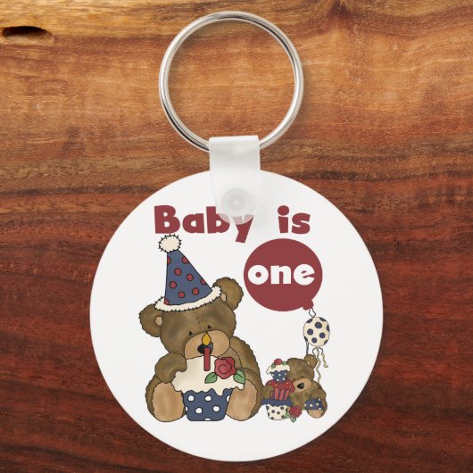 Bortjdauの第1青いTシャツおよびギフトに耐えて下さい キーホルダー (正面)