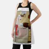 Borzoi Cooking Russian Wolfhound Dog Lover's Gift エプロン (インサイチュ)