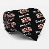 borzoi dad Tie ネクタイ (ロール)