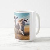 Borzoi Elegant Breed Coffee Mug コーヒーマグカップ (正面右)