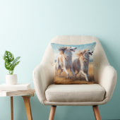 Borzoi Elegant Breed Throw Pillow クッション (椅子)