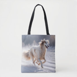 Borzoi Elegant Shoulder Tote Bag トートバッグ