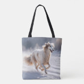 Borzoi Elegant Shoulder Tote Bag トートバッグ (裏面)
