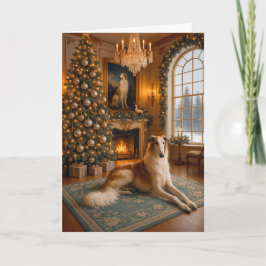 Borzoi Holiday Card シーズンカード