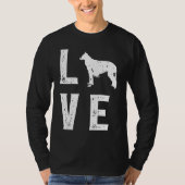 Borzoi Love  1 Tシャツ (正面)