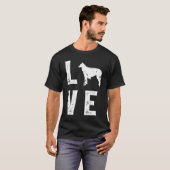 Borzoi Love  1 Tシャツ (正面フル)