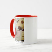 Borzoi Mug Russian Wolfhound Sighthound kitchen  マグカップ (正面左)