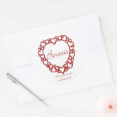 Borzoi True Love – ステッカー (封筒)