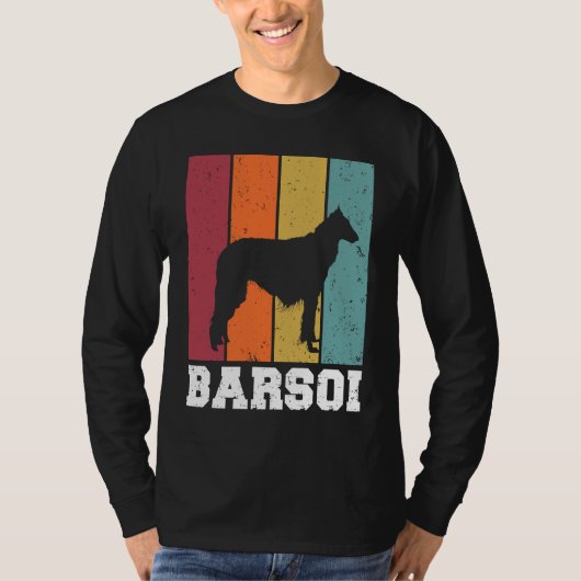 Borzoi Vintage  2 Tシャツ (正面)
