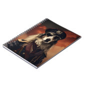 Borzoi WWI Vintage Aviator ノートブック (左側)