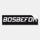 BOSBEFOK バンパーステッカー (正面)