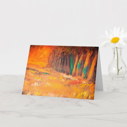 Bosbrand - kaart カード (小さな植物)