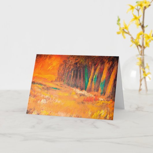 Bosbrand - kaart カード (黄色い花)