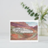 Boscastle Cornwall Landscape – Coastal Art ポストカード (スタンド正面)