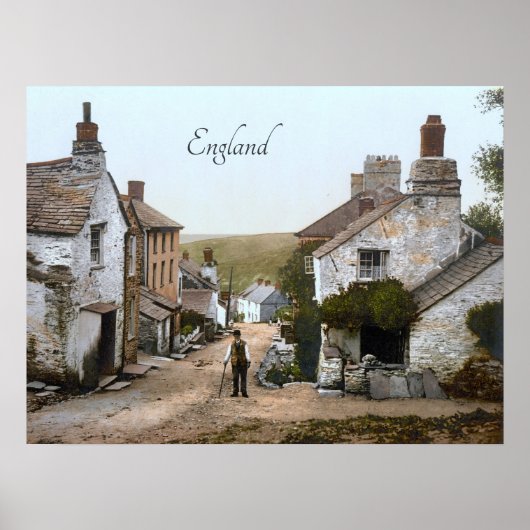 Boscastle in the 19th century ポスター (正面)