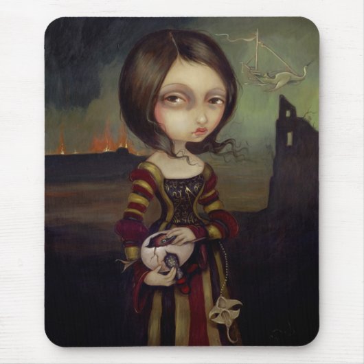 Boschの卵のゴシック様式マウスパッドの女性 マウスパッド (正面)