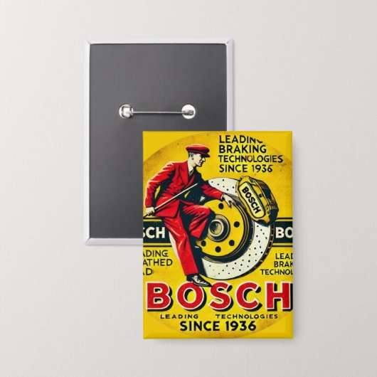 Bosch Vintage Style retro charm 缶バッジ (正面/裏面)