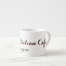 Boscoのイタリアンなカフェのエスプレッソのコップ