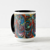 "Bosco, a Basquiatopus" 11オンス マグカップ (正面左)