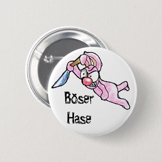 Böser Hase 缶バッジ (正面&裏面)