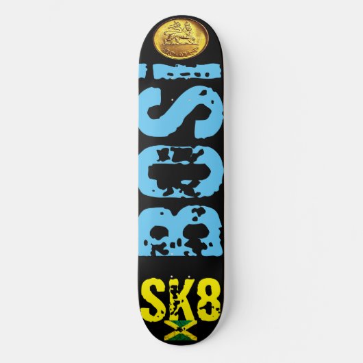 BOSI スケートボードデッキ 21.5cm (正面)