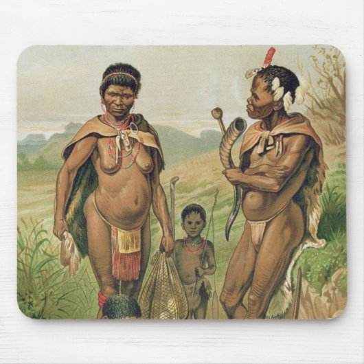 Bosjesman家族のfrontispiece マウスパッド (正面)