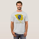 BosnaのティーKarta Tシャツ (正面フル)