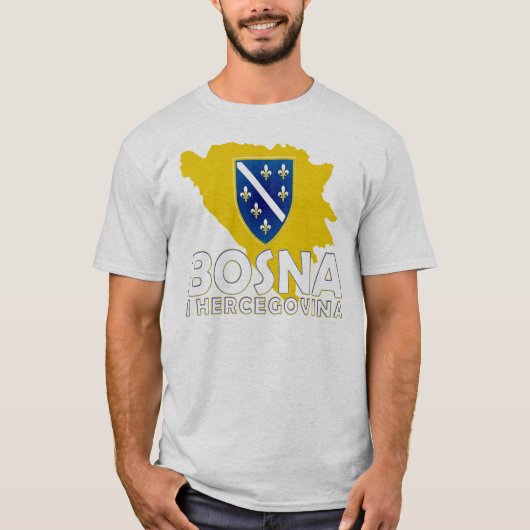 BosnaのティーKarta Tシャツ (正面)