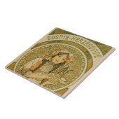 Bosnia and Herzegovina by Alphonse Mucha (1900) タイル (側面)