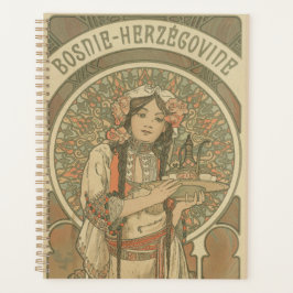 Bosnia and Herzegovina by Alphonse Mucha (1900) プランナー手帳