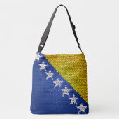 Bosnia and Herzegovina Flag クロスボディバッグ (裏面)