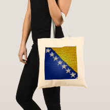 Bosnia and Herzegovina Flag Mosaic 