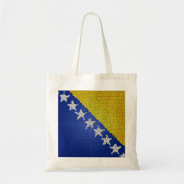 Bosnia and Herzegovina Flag Mosaic  トートバッグ