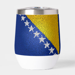 Bosnia and Herzegovina Flag Patriotic Design