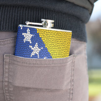 Bosnia and Herzegovina Flag Patriotic Design フラスク