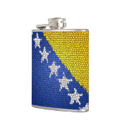 Bosnia and Herzegovina Flag Patriotic Design フラスク (左)