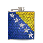 Bosnia and Herzegovina Flag Patriotic Design フラスク (正面)