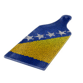 Bosnia and Herzegovina Flag Patriotic Kitchen Deco カッティングボード