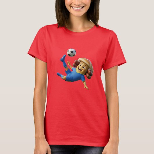 Bosnia Cevapi Soccer Mascot T-Shirt - Group B Tシャツ (正面)