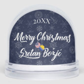 Bosnian American Bilingual Merry Christmas (正面)