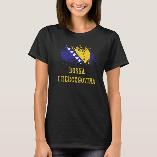 Bosnian enthusiasts for Bosnia and Herzegovina   Tシャツ (正面)
