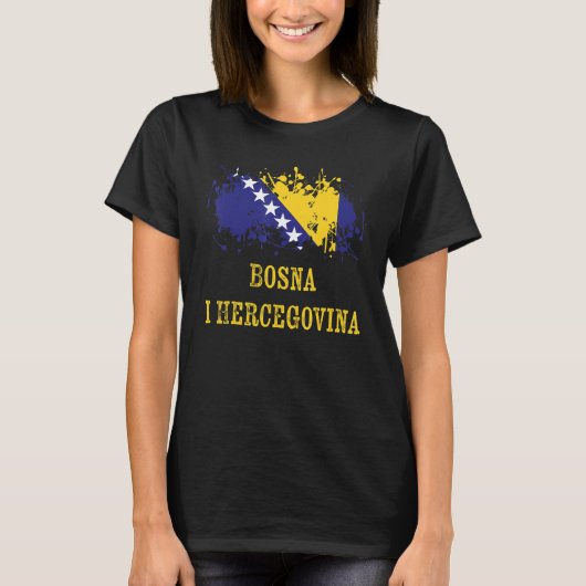 Bosnian enthusiasts for Bosnia and Herzegovina Tシャツ (正面)