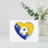 Bosnian Soccer National Team  Fútbol BOSNIA" 2014 ポストカード (スタンド正面)