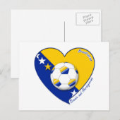 Bosnian Soccer National Team  Fútbol BOSNIA" 2014 ポストカード (正面/裏面)