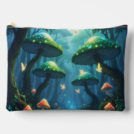bosque de fantasía con hongos アクセサリーポーチ