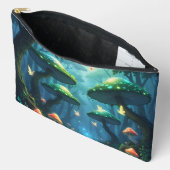 bosque de fantasía con hongos アクセサリーポーチ (見開き)